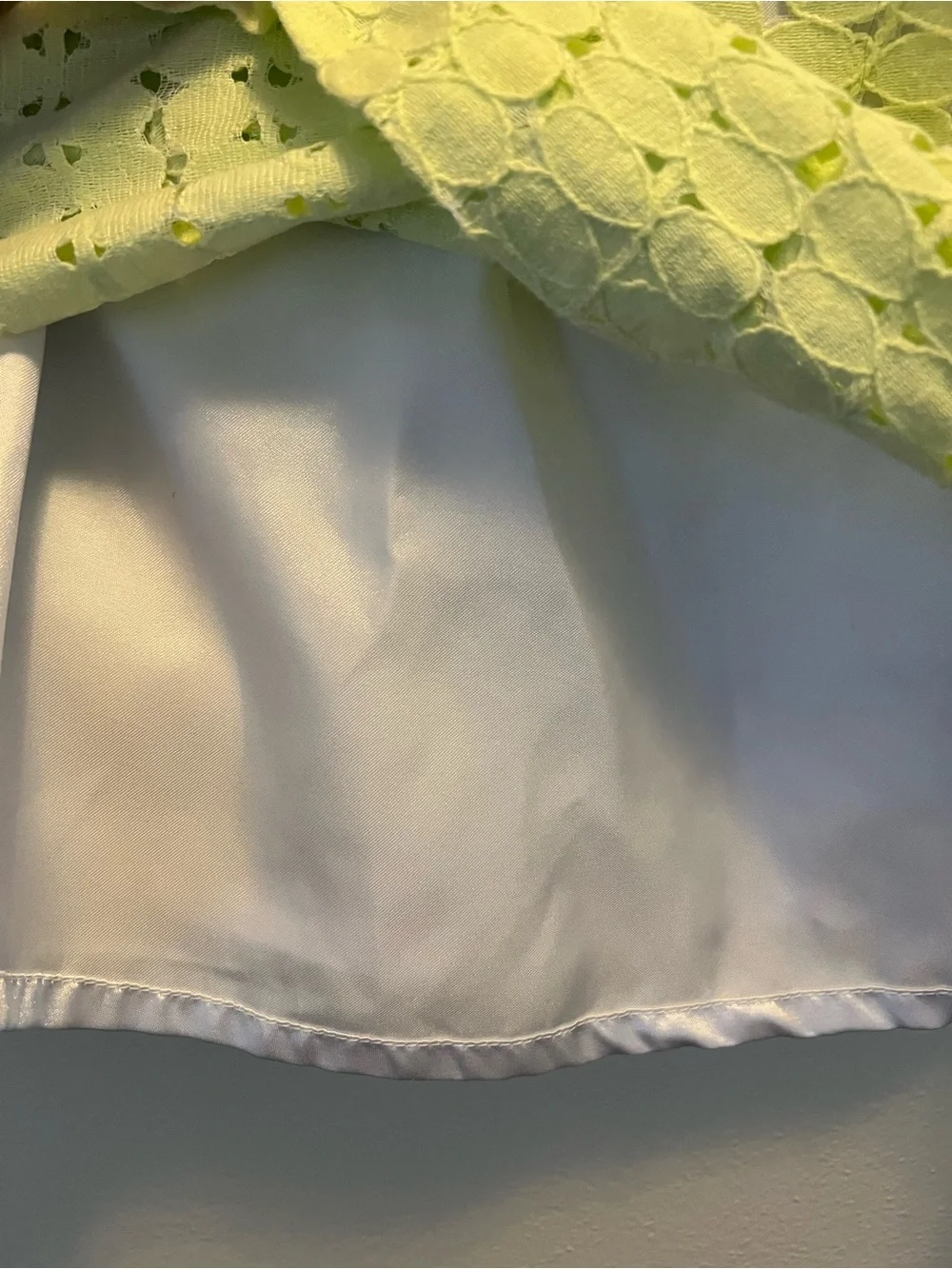 Gymboree Pale Green Lace A-Line Dress with Bow Straps size 2T